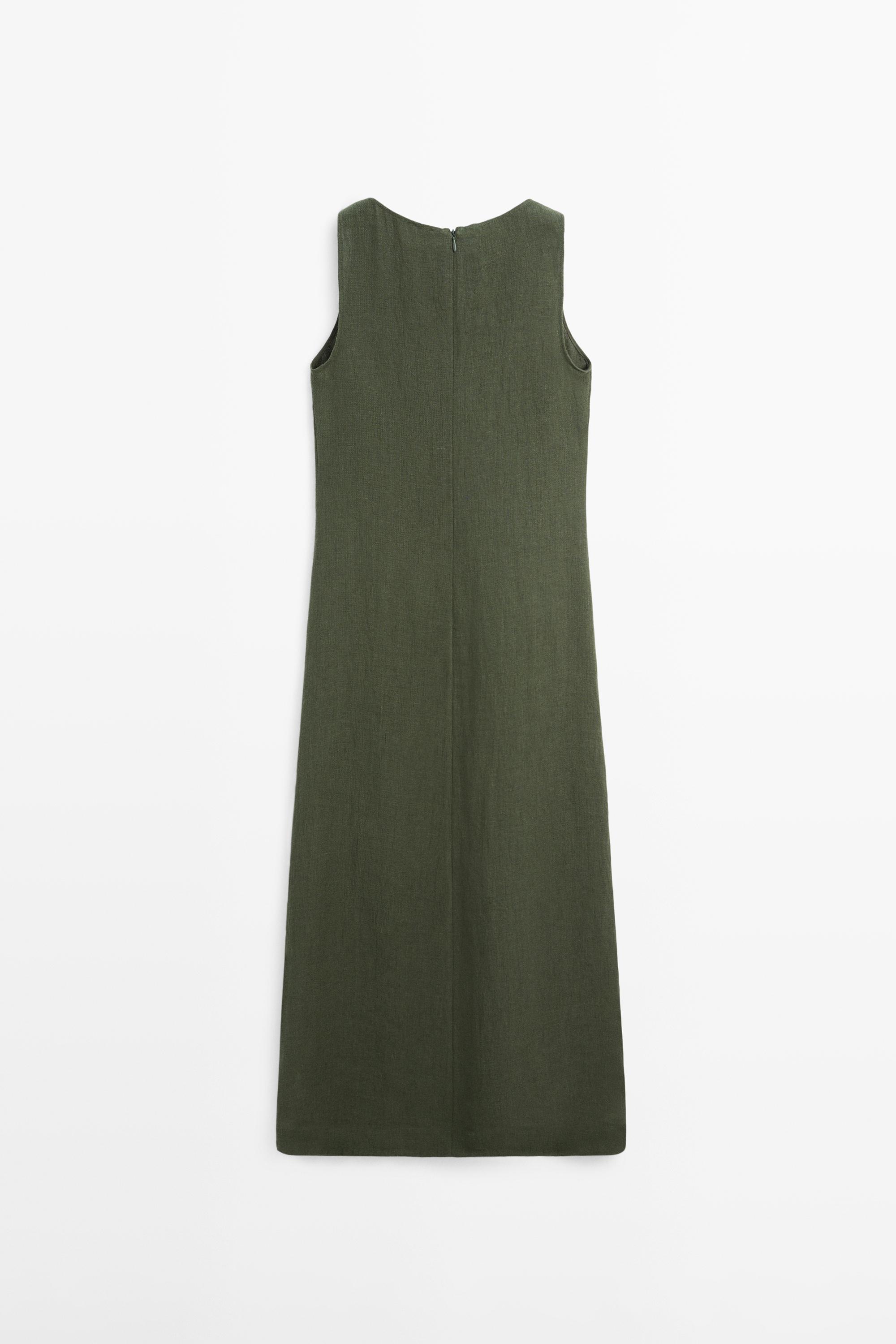 Long linen dress